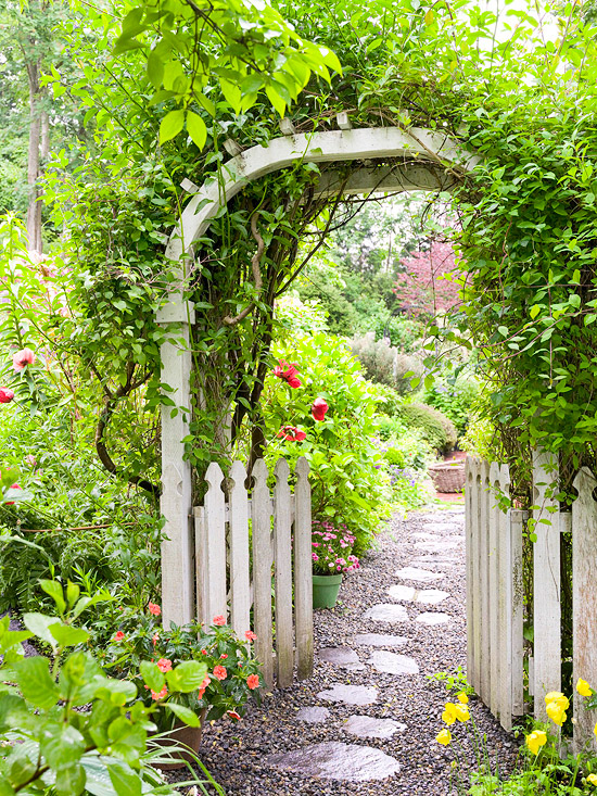 Romantische tuin